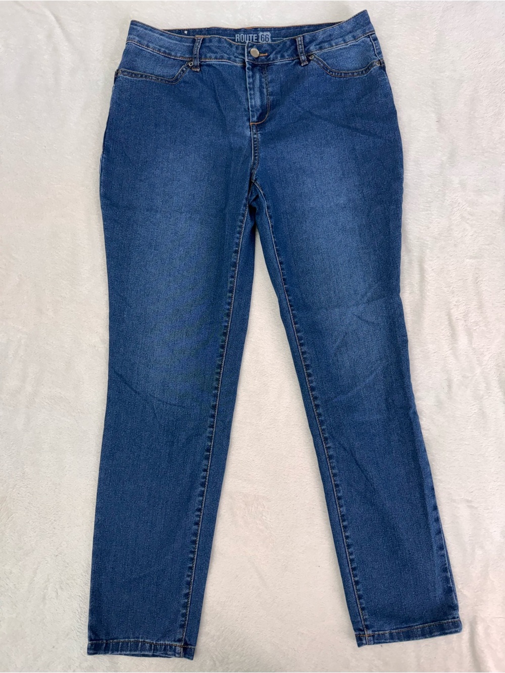 Route 66 Women's Dark Blue Skinny Jeans